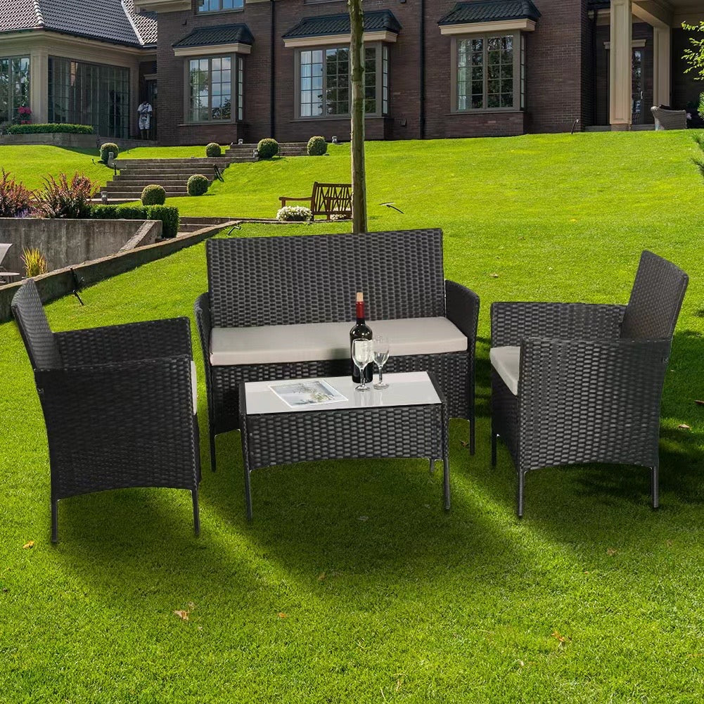 Amazon 4 Piece Garden Rattan Set