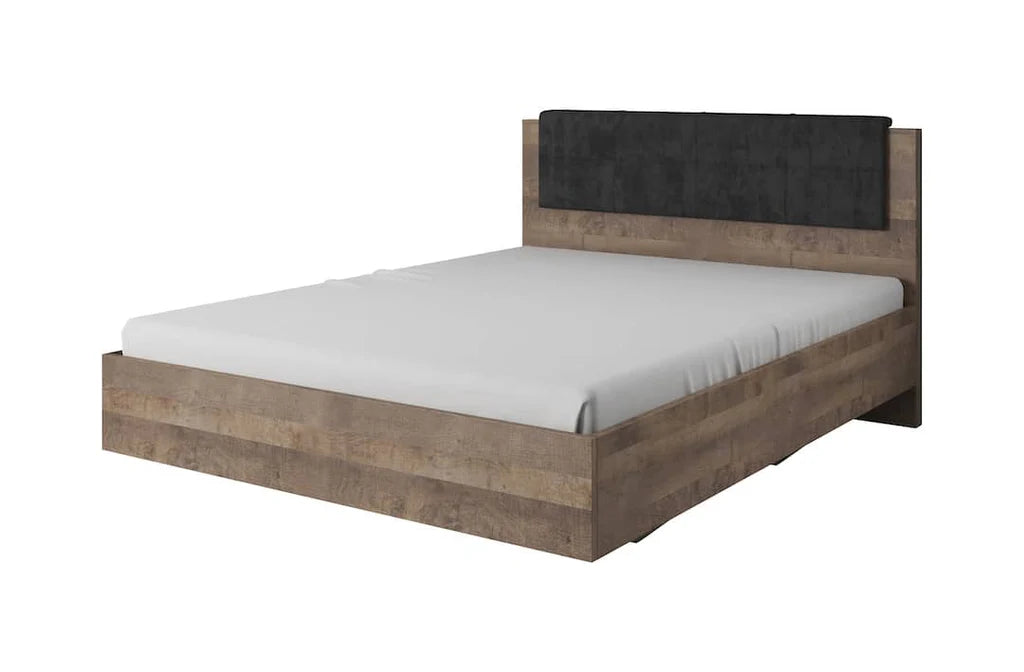 Arden Wooden King Size Bed in Oak Grande & Matera