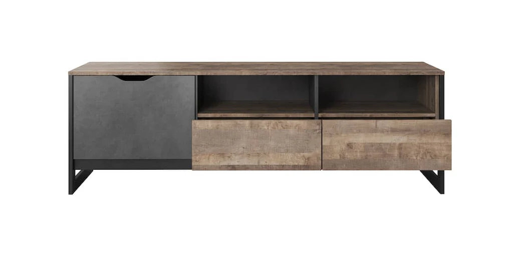 Arden Wooden TV Stand 161cm in Oak Grande & Matera