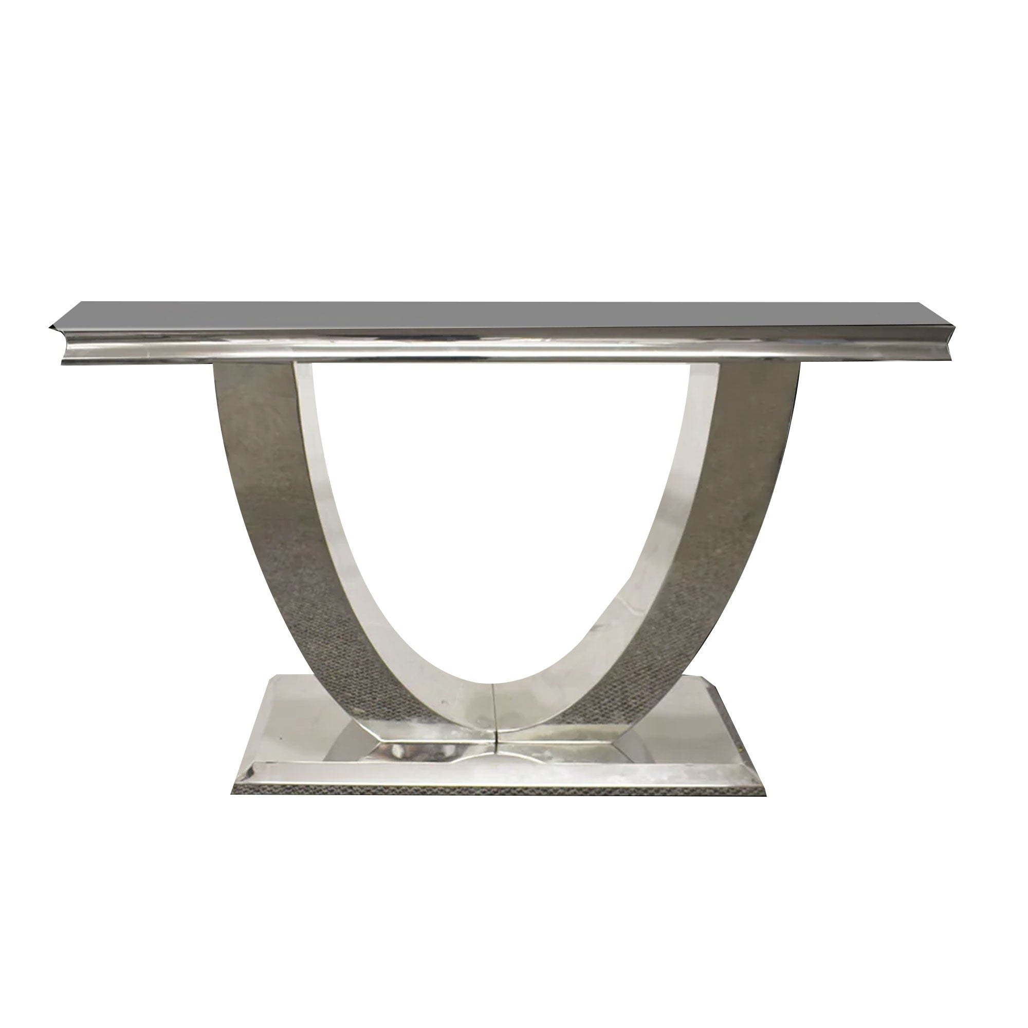 Arial Console Table in Black Marble (Full Set) - 140CM - UK