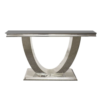 Arial Console Table in Black Marble (Full Set) - 140CM - UK