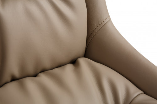 Arnhem Mink Faux Leather Dining Chairs In Pair