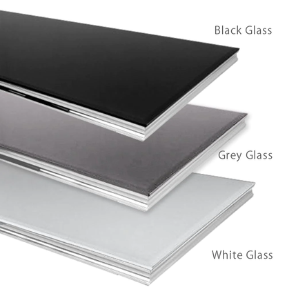 Arriana 2.0 Dining Table in Grey Glass