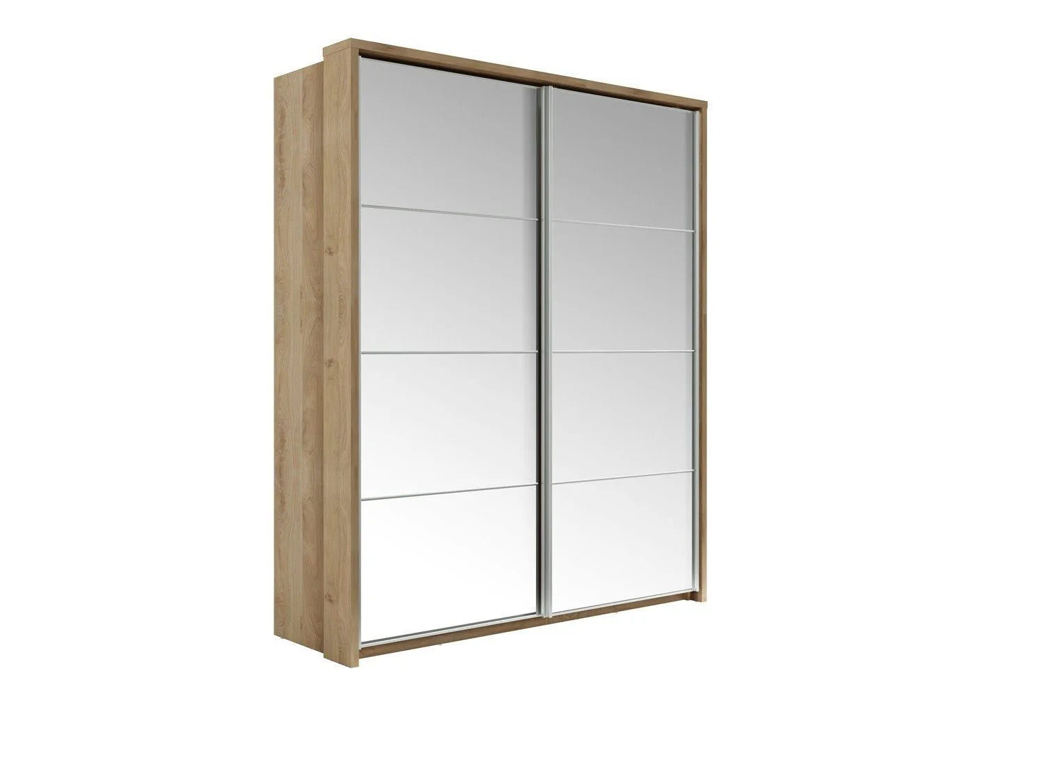 Arti AR-17 Medium Wardrobe With 2 Sliding Doors In Oak Shetlan