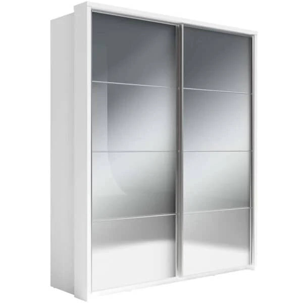 Arti AR-17 Medium Wardrobe With 2 Sliding Doors In White Matt