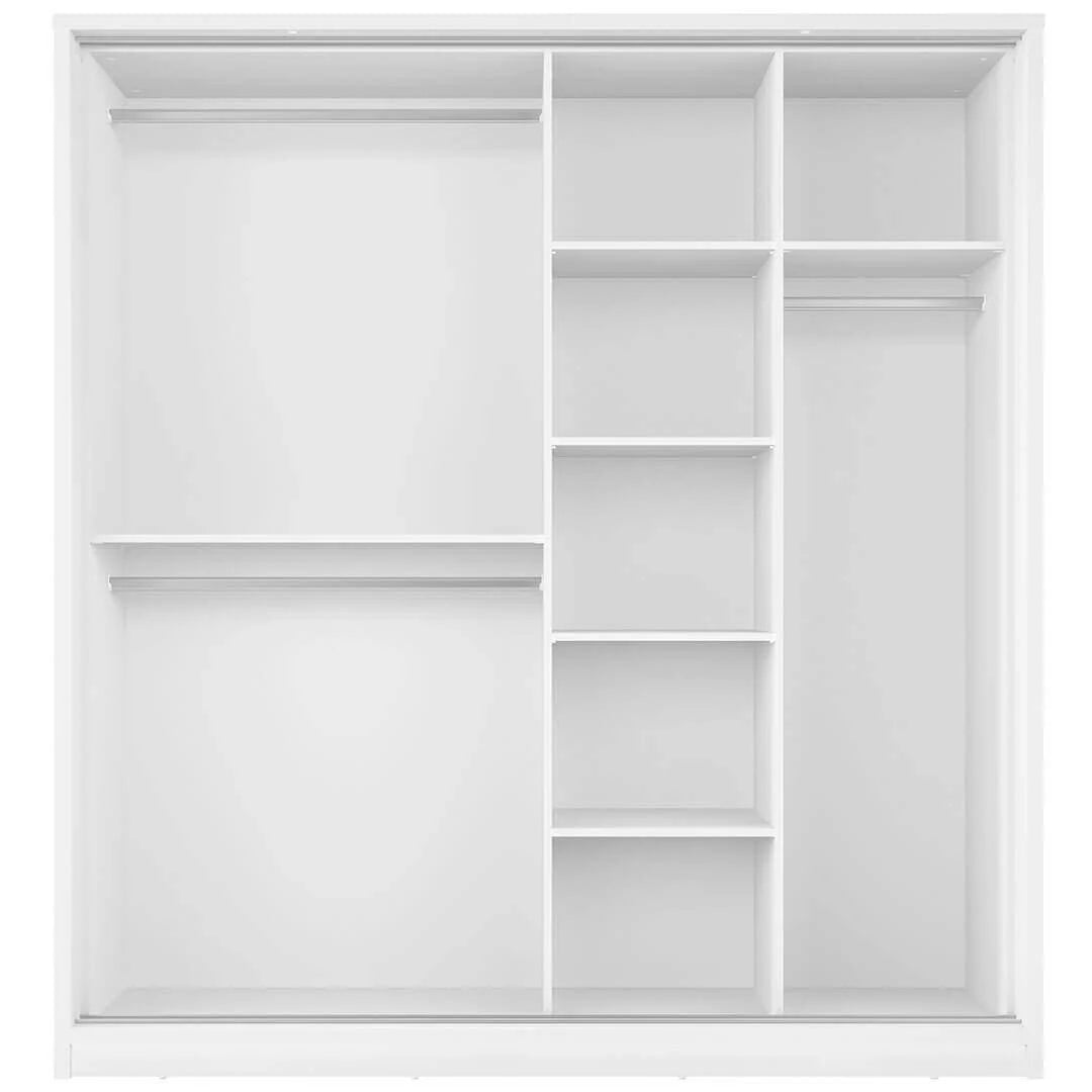 Arti AR-17 Medium Wardrobe With 2 Sliding Doors In White Matt