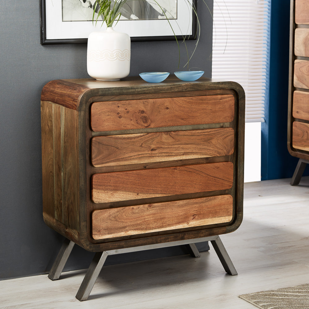Aspen 4 Drawer Wide Chest - Furniture One Shop
