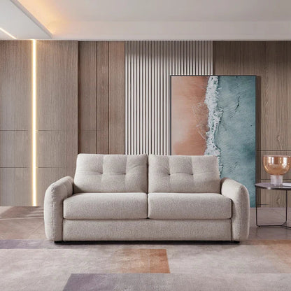 Athens 3 Seater Sofa Bed In Beige