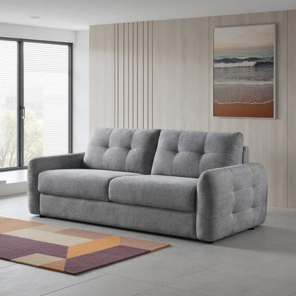 Athens 3 Seater Sofa Bed In Grey