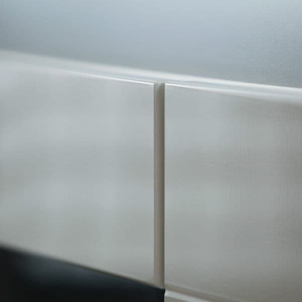 Athens Grey And White Gloss 2 Door 4 Drawer Sideboard With Lights