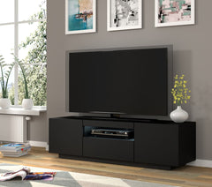 Aura Floating TV Stand in Black Matt 150cm