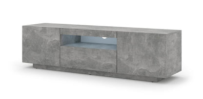 Aura Floating TV Stand in Concrete Grey 150cm