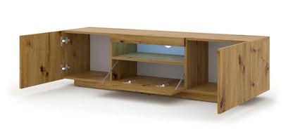 Aura Floating TV Stand in Oak Artisan 150cm