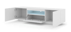 Aura Floating TV Stand in White Matt 150cm