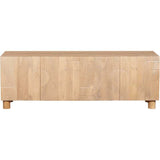 Austin Solid Wooden Large TV Stand With 4 Doors
