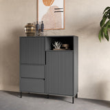 Avenale Sideboard 2 Door 2 Drawer in Anthracite