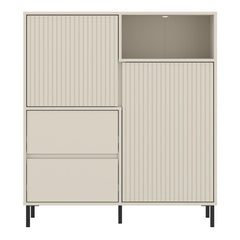 Avenale Sideboard 2 Door 2 Drawer in Cashmere - Furniture One Shop