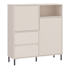 Avenale Sideboard 2 Door 2 Drawer in Cashmere - Furniture One Shop