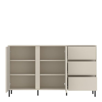 Avenale Wooden Sideboard 2 Door 3 Drawer in Cashmere - Furniture One Shop