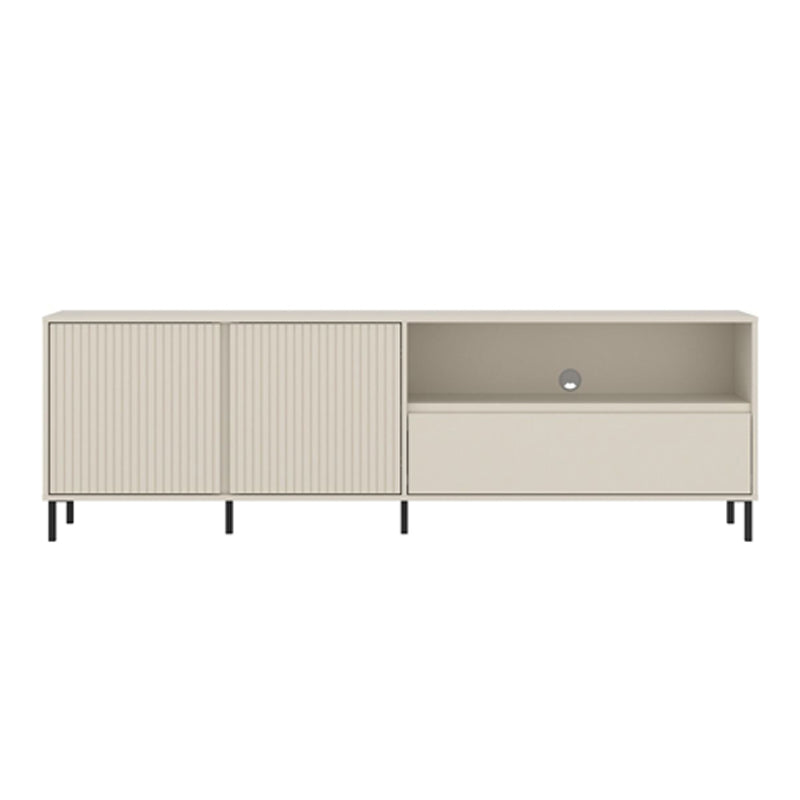 Avenale Wooden TV Stand 2 Door 1 Drawer in Cashmere - Furniture One Shop