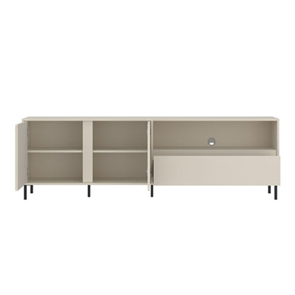 Avenale Wooden TV Stand 2 Door 1 Drawer in Cashmere - Furniture One Shop
