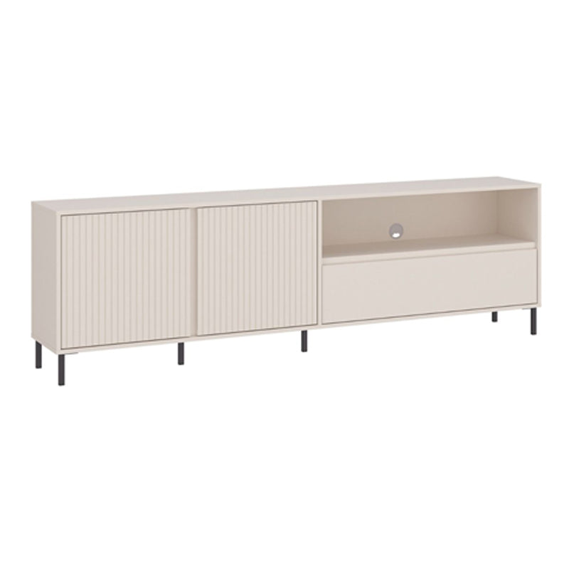 Avenale Wooden TV Stand 2 Door 1 Drawer in Cashmere - Furniture One Shop