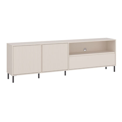 Avenale Wooden TV Stand 2 Door 1 Drawer in Cashmere - Furniture One Shop