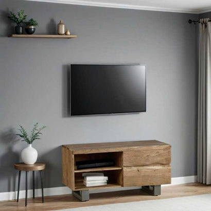 Baltic Live Edge 2 Door Small TV Stand