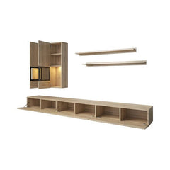 Baros Wooden TV Entertainment Unit in San Remo Oak
