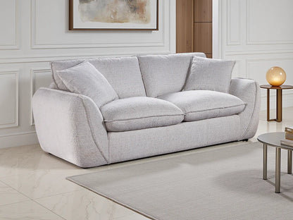 Berlin 2 Seater Sofa In Beige Fabric - Furniture One Shop