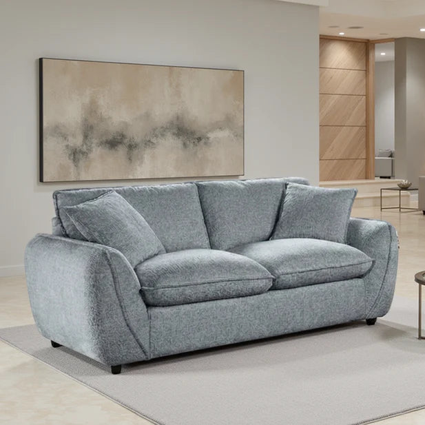 Berlin 2 Seater Sofa In Grey Fabric