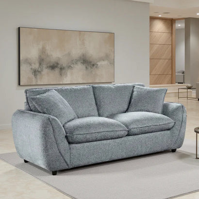 Berlin 2 Seater Sofa In Grey Fabric