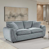 Berlin 2 Seater Sofa In Grey Fabric