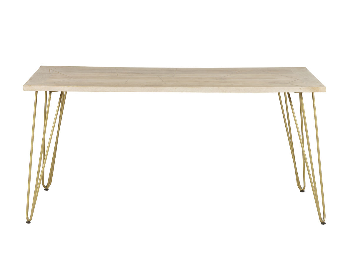 Light Gold Dining Table