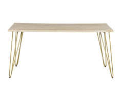 Light Gold Dining Table - Furniture One Shop