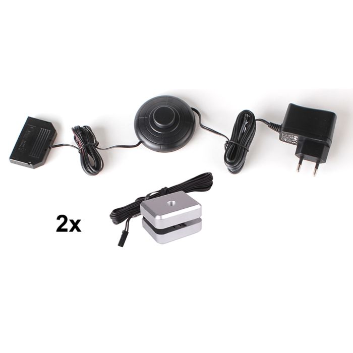 Cabinet Light Clips Dojo 3D 2 P with foot switch