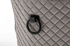 Cambridge Light Grey French Plush Velvet Dining Chair - Furniture One Shop