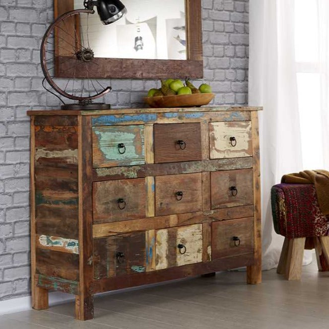 Coastal 9 Drawer Chest