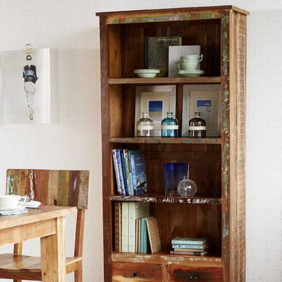 Coastal Large Bookcase - Furniture One Shop