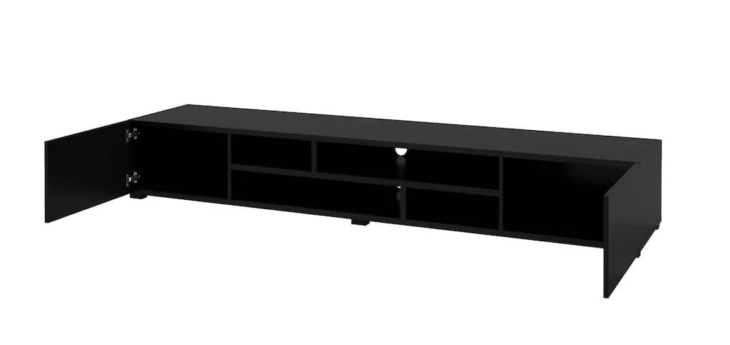 Coby Wooden TV Stand 209cm in Black Matt