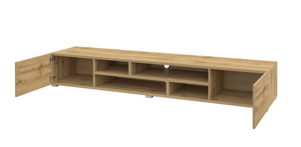 Coby Wooden TV Stand 209cm in Oak Wotan