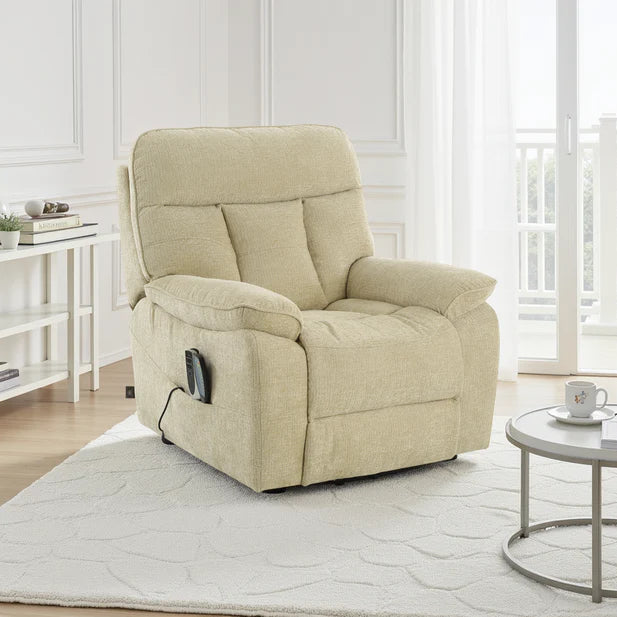 Cornwall Rise and Recline Massage Chair In Beige