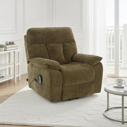 Cornwall Rise and Recline Massage Chair In Brown