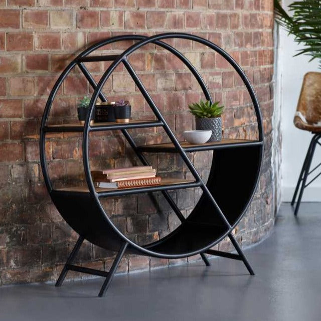 Cosmo Round Bookcase