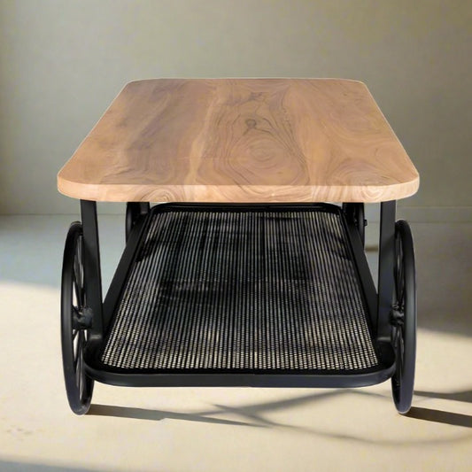 Craft Wheel Coffee Table