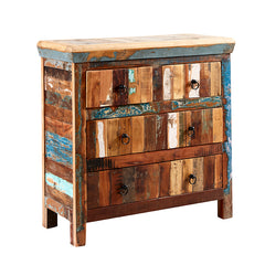 Coastal 4 Drawer Chest - Furniture One Shop
