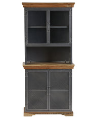 Metropolis Industrial Sideboard Hutch - Furniture One Shop
