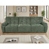 Dallas Electric Sofa Bed 3 Seater In Green