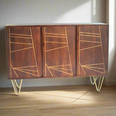 Dark Gold Large Sideboard - Furniture One Shop