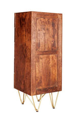 Dark Gold Tall Chest Of Drawers